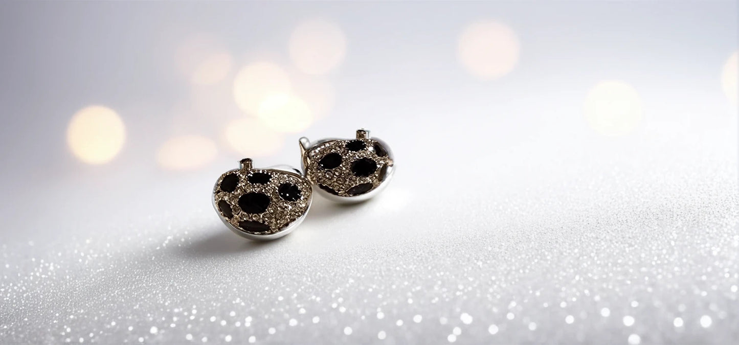 Noir Spark Studs