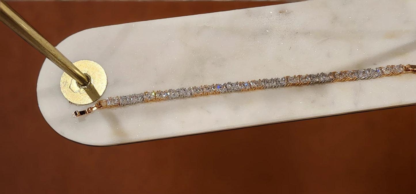 Radiant Luxe Tennis Bracelet