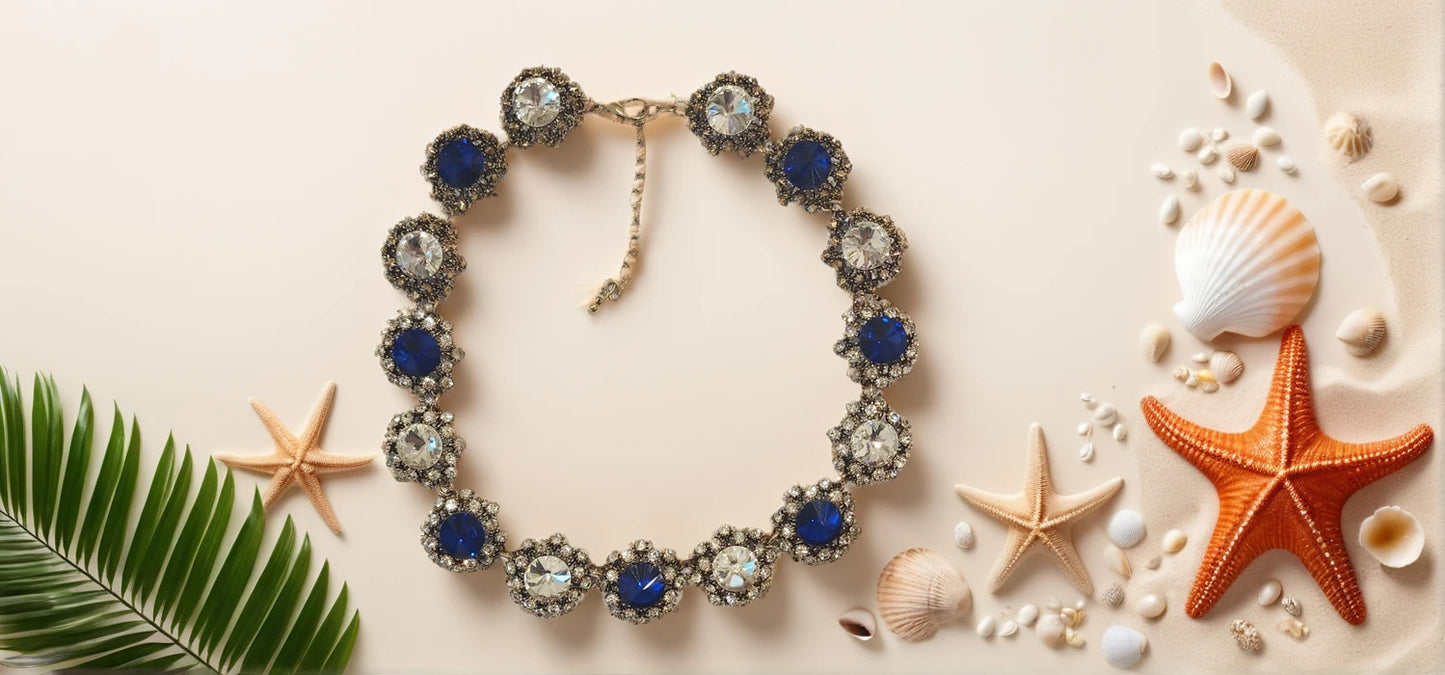 Sapphire Radiance Choker