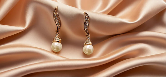 Crystal Pearl Earrings