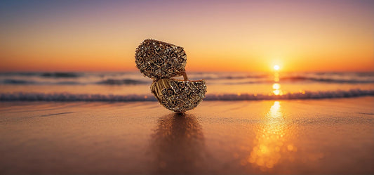 Charming Bronze Plated Crystal Earrings