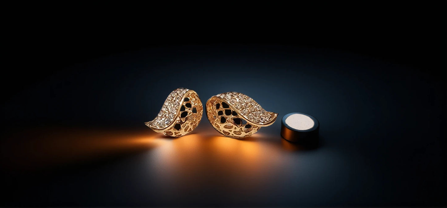 Golden Bloom Studs
