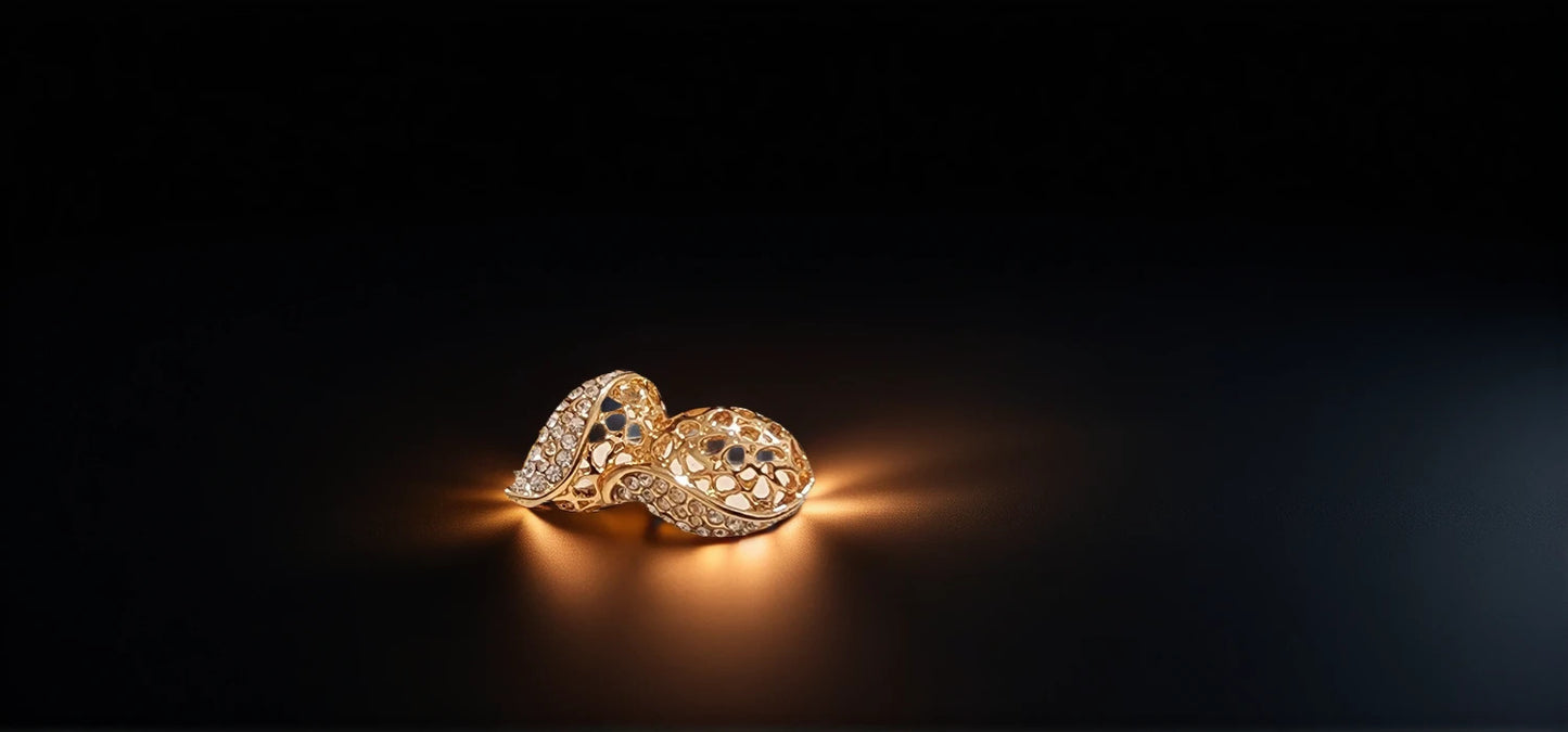 Golden Bloom Studs