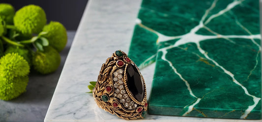 Midnight Maharani Ring