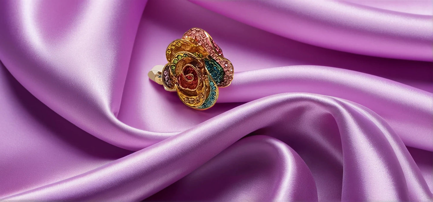 Rainbow Bloom Ring