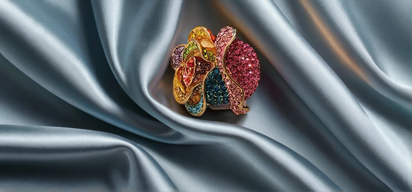 Rainbow Bloom Ring