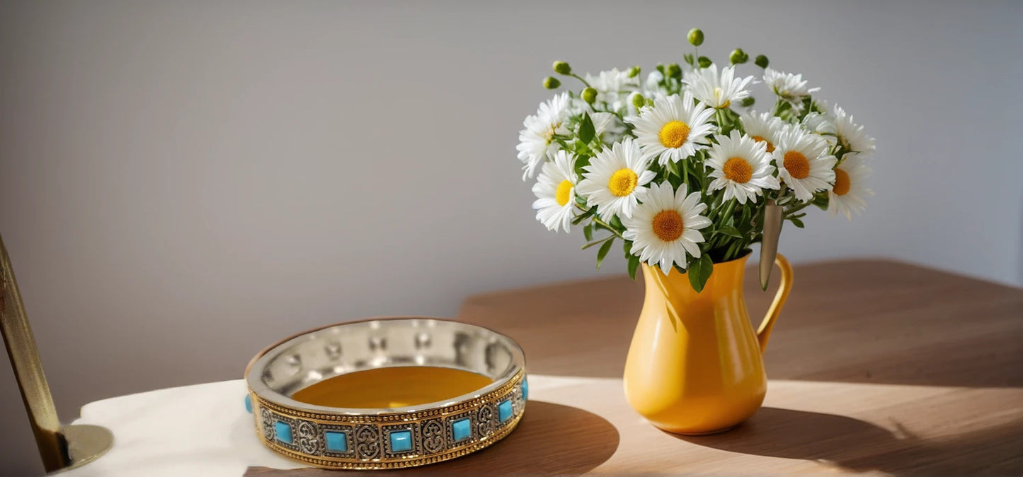 Turquoise Mosaic Bangle