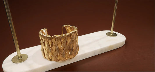 Golden Weave Cuff