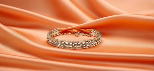 Golden Glow Heart-Link Bracelet