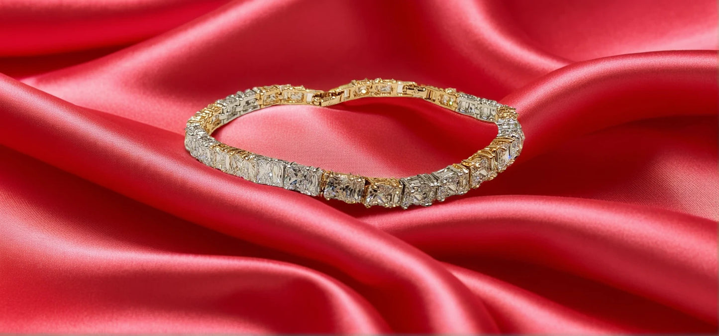 Radiant Luxe Tennis Bracelet