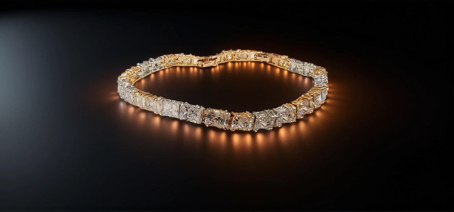 Radiant Luxe Tennis Bracelet